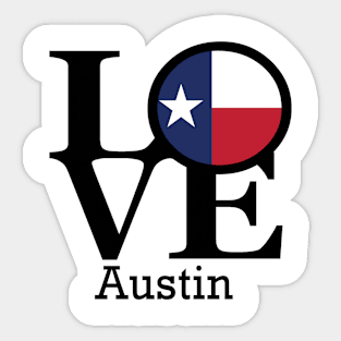 LOVE Austin Texas Sticker